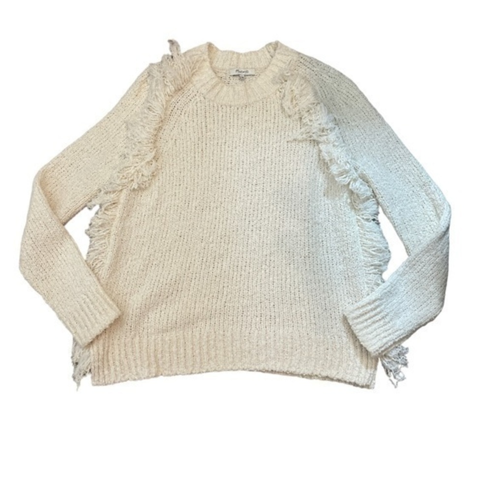Madewell Crew Neck Off White Sweater